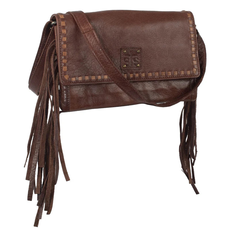 Indie Walnut Harper Crossbody Wallet