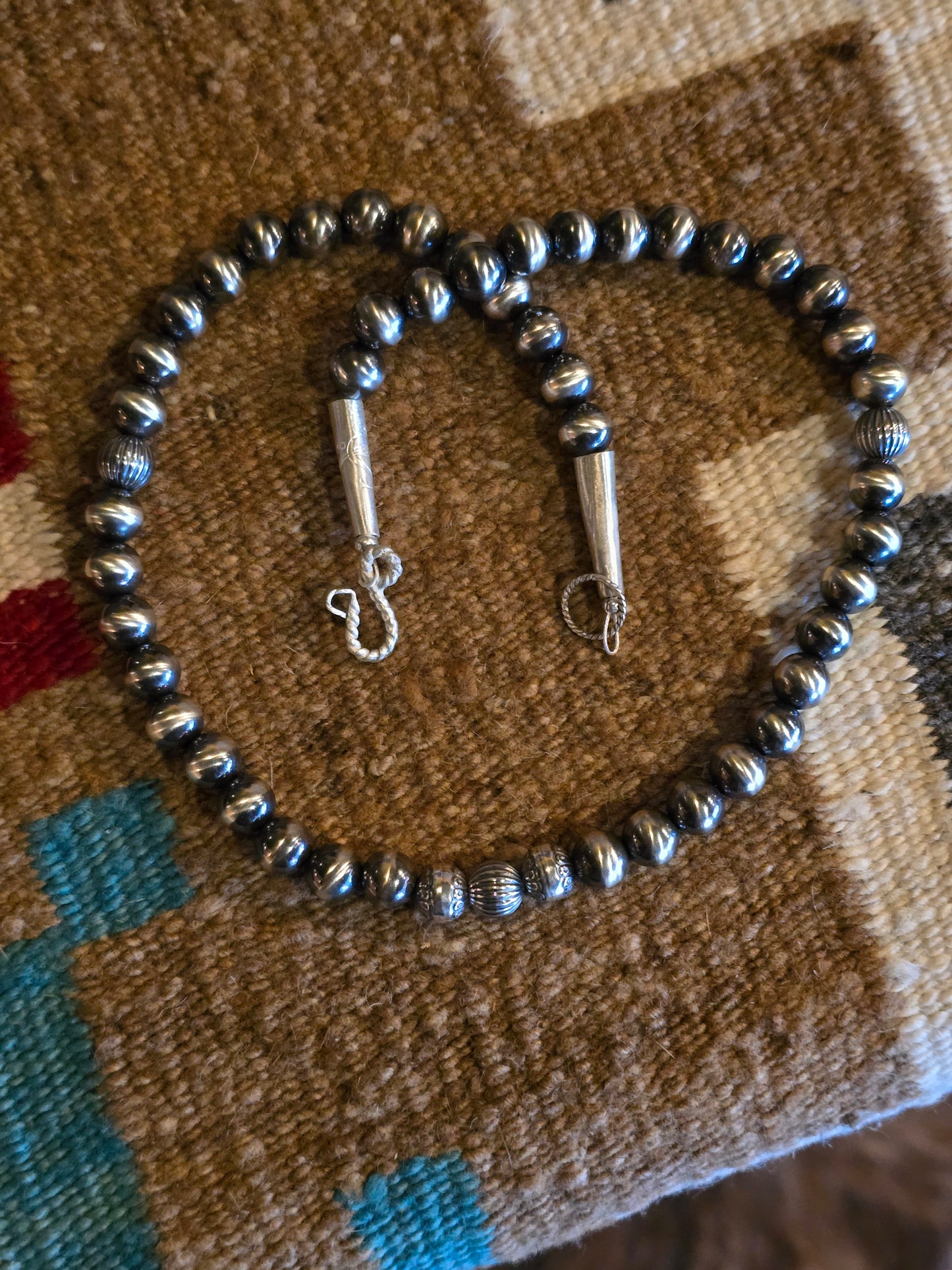 8mm pearls with stamps