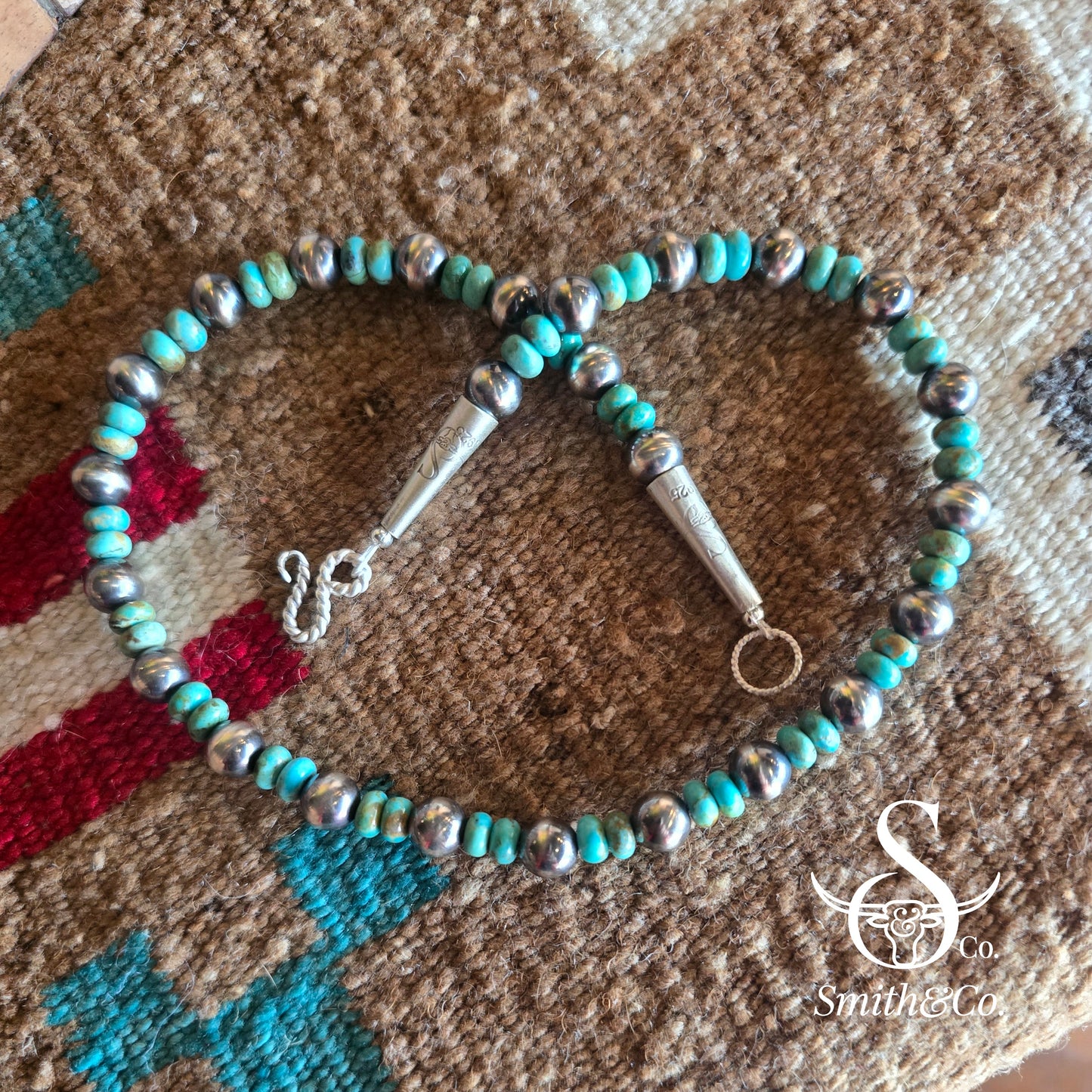 Pearls and Kingman Turquise