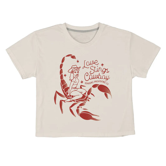 Love Stings Crop Tee