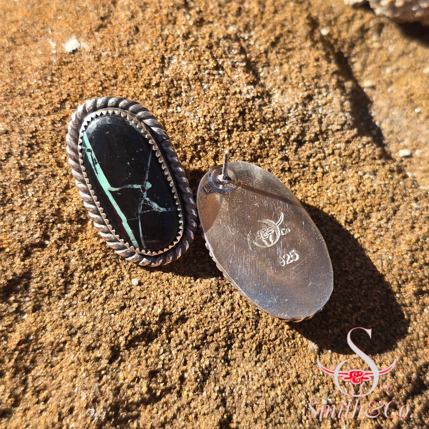 Black Buffalo Earrings