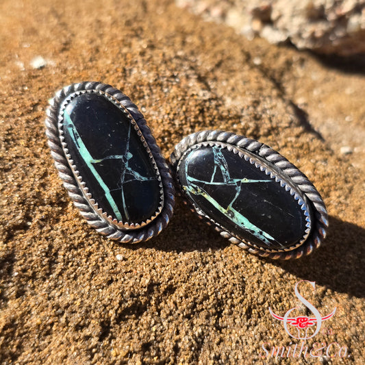 Black Buffalo Earrings